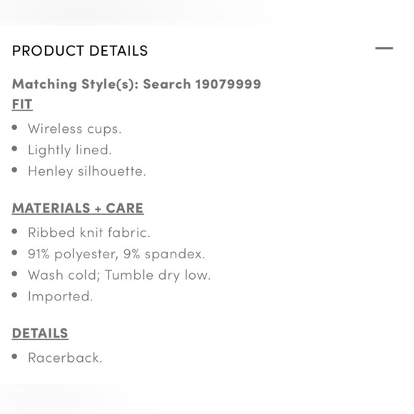 Torrid Lightly Lined Rib Henley Bralette - Picture 6 of 7